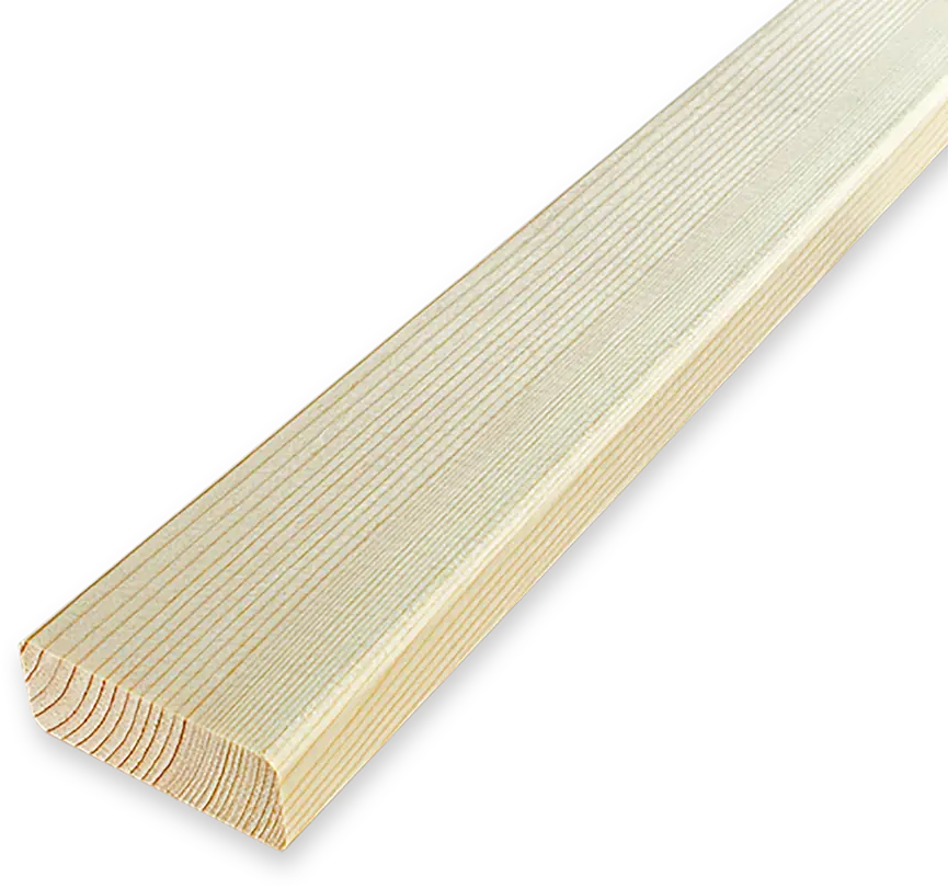 Брусок декоративный АРЕЛАН из сращенной сосны 19×50×1000 мм 84460756