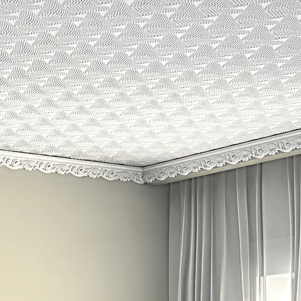 Плинтус потолочный для натяжных потолков полистирол Format 206057 белый 28x53x2000 мм STLM-2122913 - Вид №4