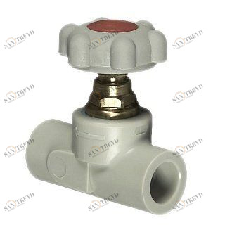 Вентиль 25 пластиковый прямоточный FV-PLAST 304025