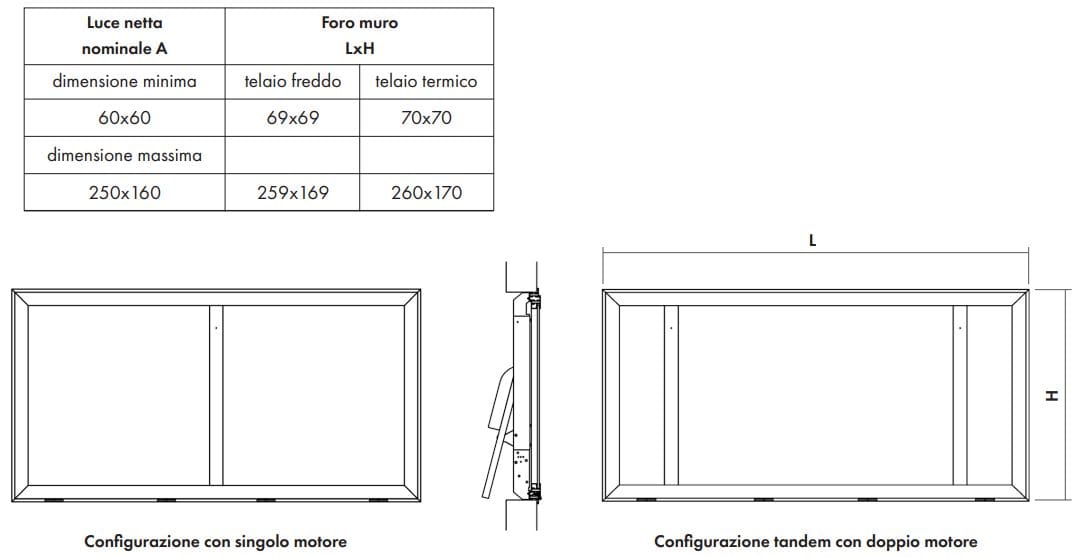 Естественная вентиляция EFC CAODURO природные дымовые и тепловые эвакуаторы ARCH-00038186 - Вид №2