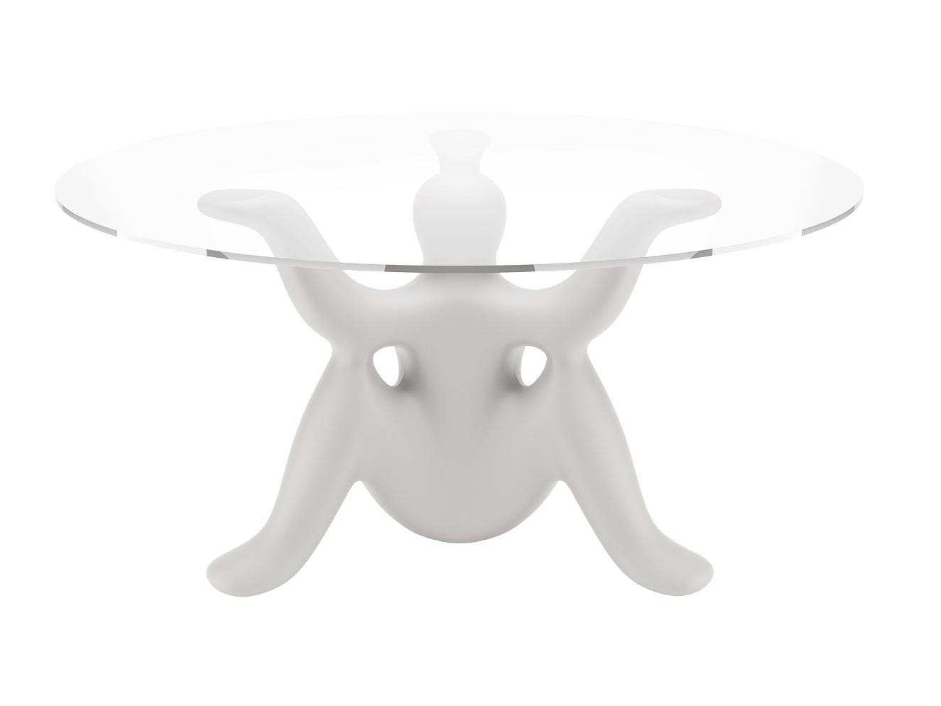 Круглый стол из полиэтилена Qeeboo Helpyourself ARCH-00099086 - Вид №3