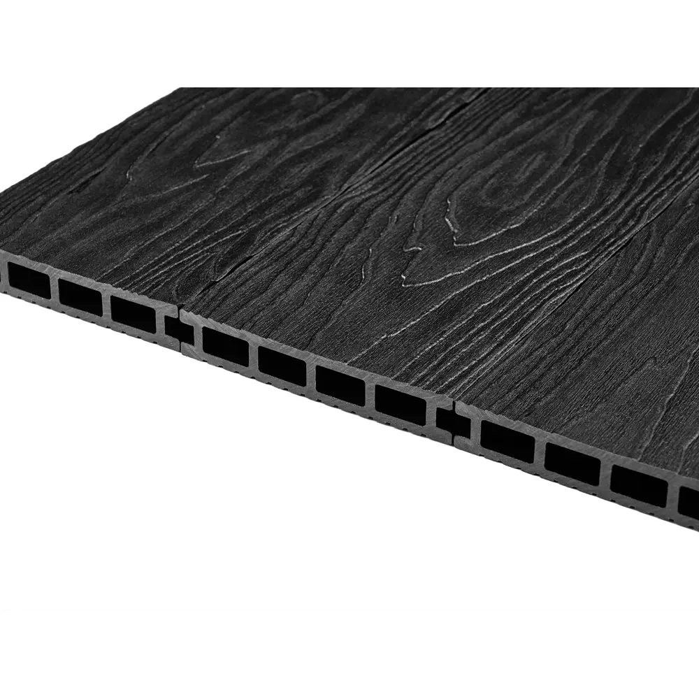 Террасная доска ДПК Groentec цвет Антрацит 145x25x4000 мм 0.58 м² STLM-2190975 - Вид №4