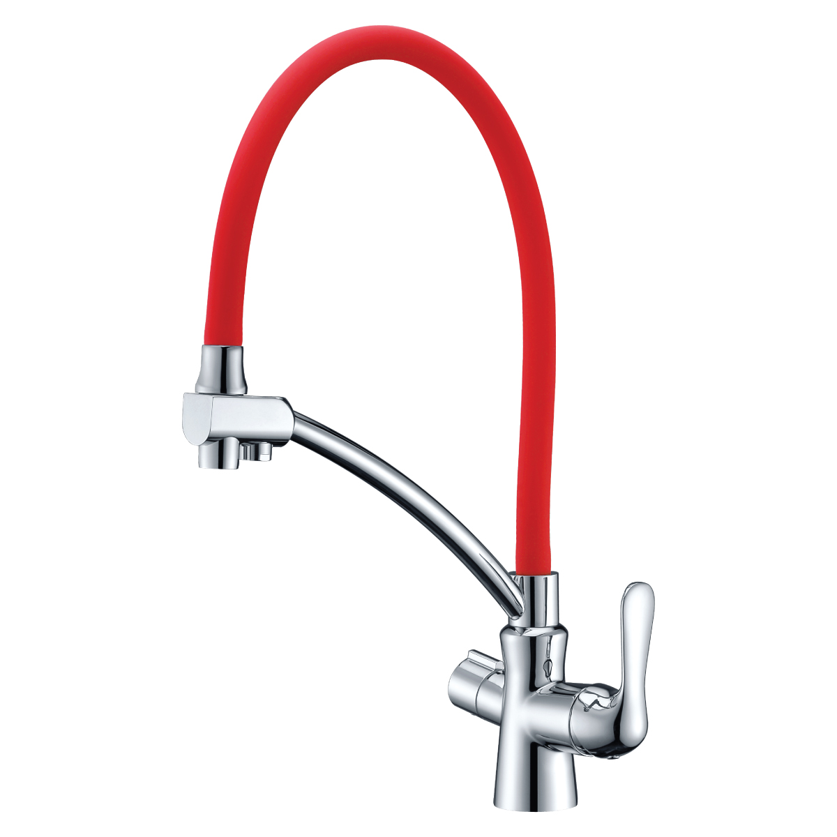 LM3070C-Red Смеситель Comfort для кухни с подключением к фильтру с питьевой водой LEMARK COMFORT - Вид №2