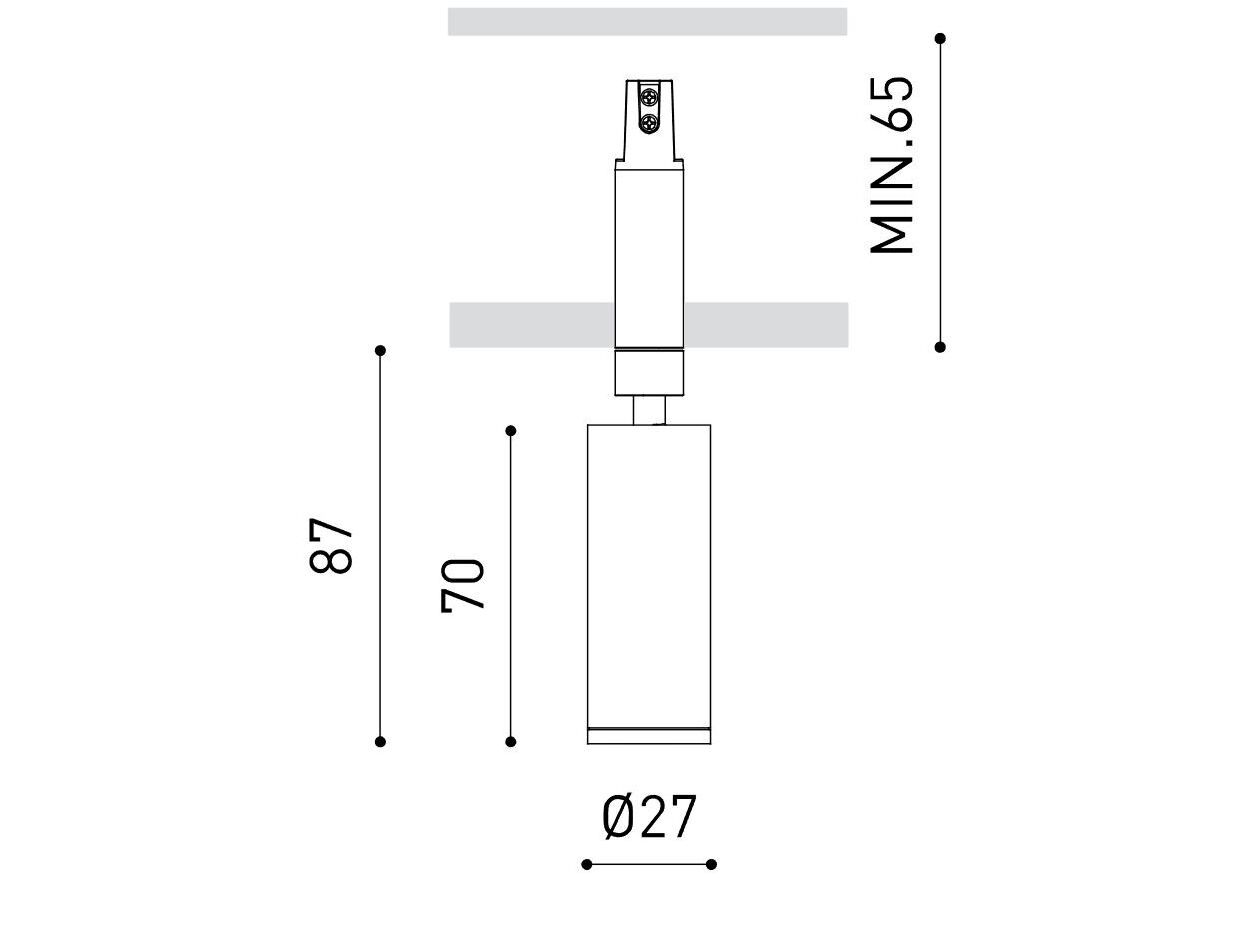 Регулируемый алюминиевый светодиодный прожектор Arkoslight Magnetic 24V System ARCH-00111258 - Вид №6