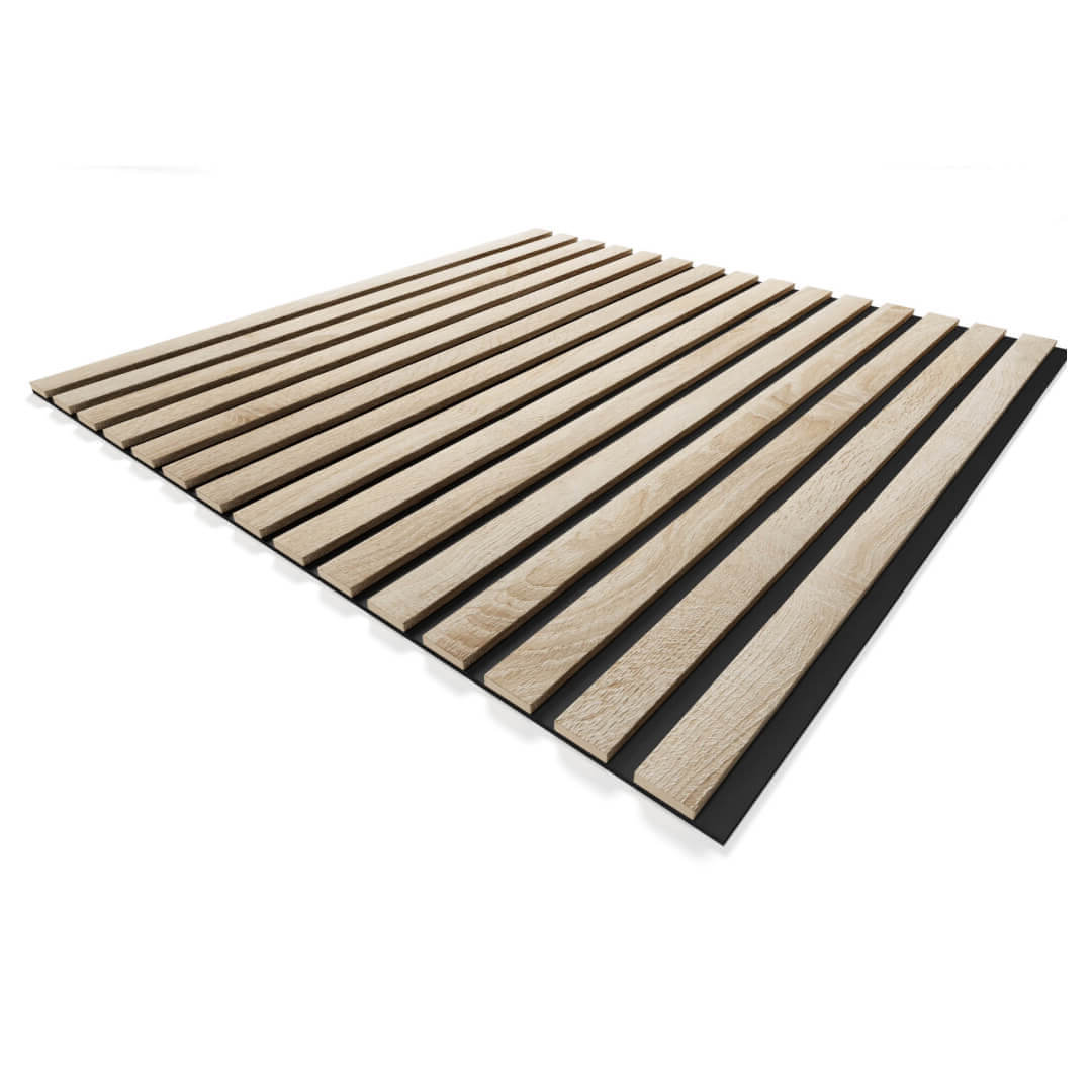 Панель Стеновая Акустическая Stella Comfort Standart Дуб Сонома 600х600х9 (уп.1шт.) STSR-19