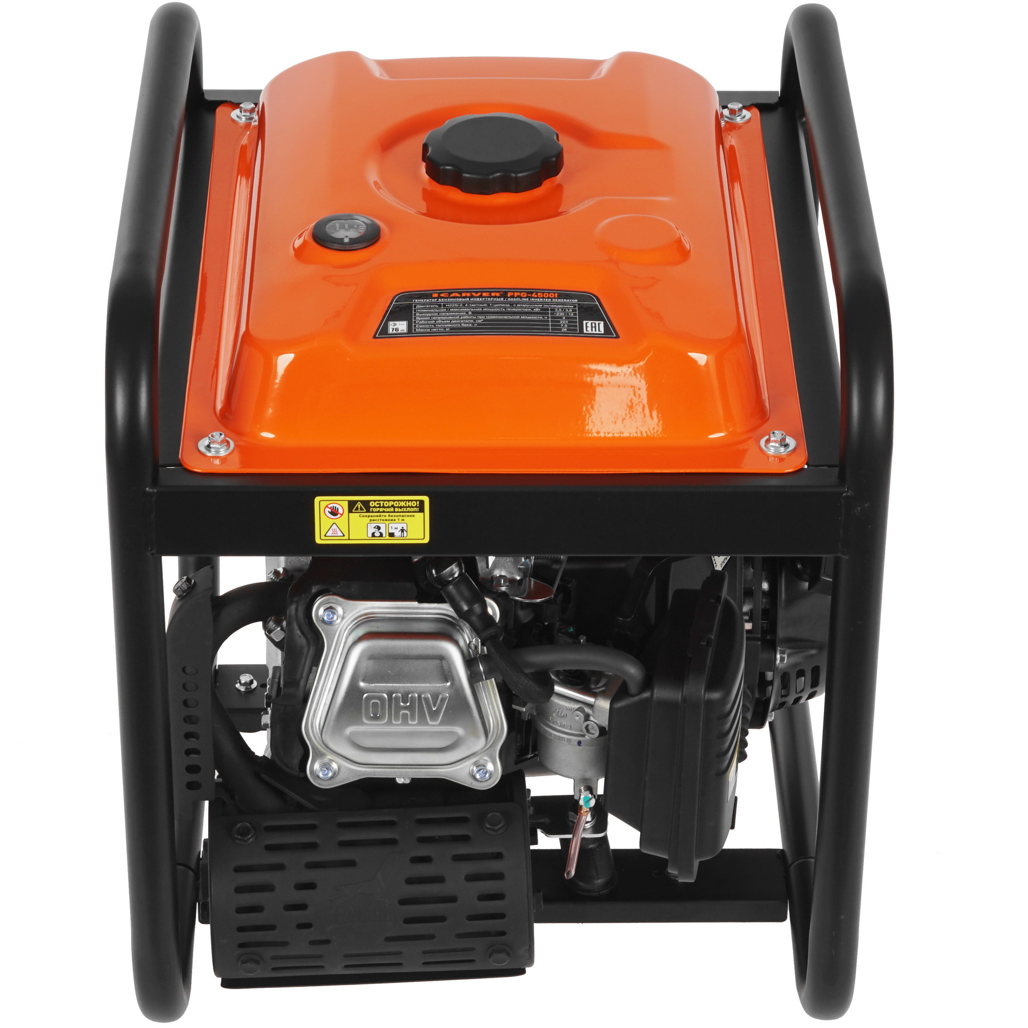 Электрогенератор   бензиновый Carver PPG-4500I 9967102 STDN-0002648 - Вид №4