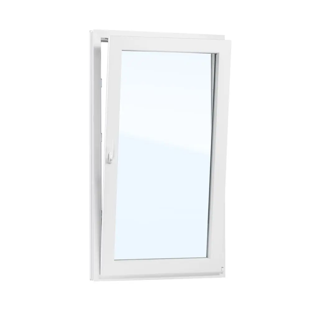 Окно пластиковое ПВХ Deceuninck одностворчатое 1430x870 мм (ВxШ) правое двуxкамерный стеклопакет белый/белый STLM-2018236 - Вид №1