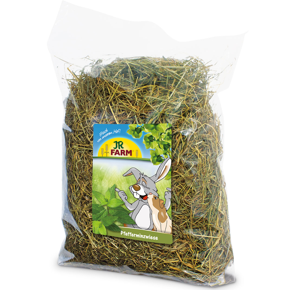 ПР0054595 Сено для грызунов 06972 луговое с добавлением мяты 500г JR Farm 