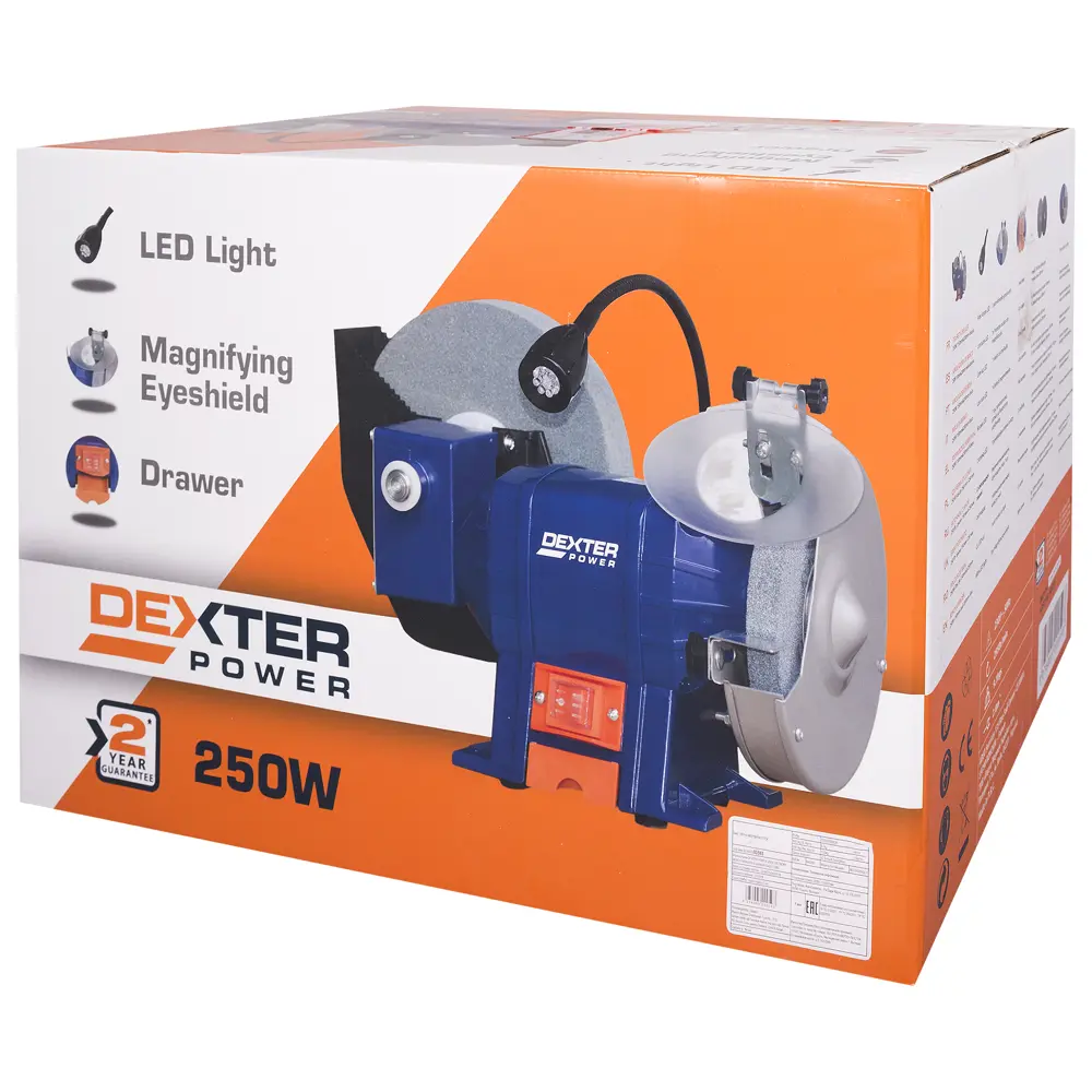 Точило Dexter Power MD150/200QL-1, 250 Вт, 150/200 мм STLM-2180682 - Вид №2