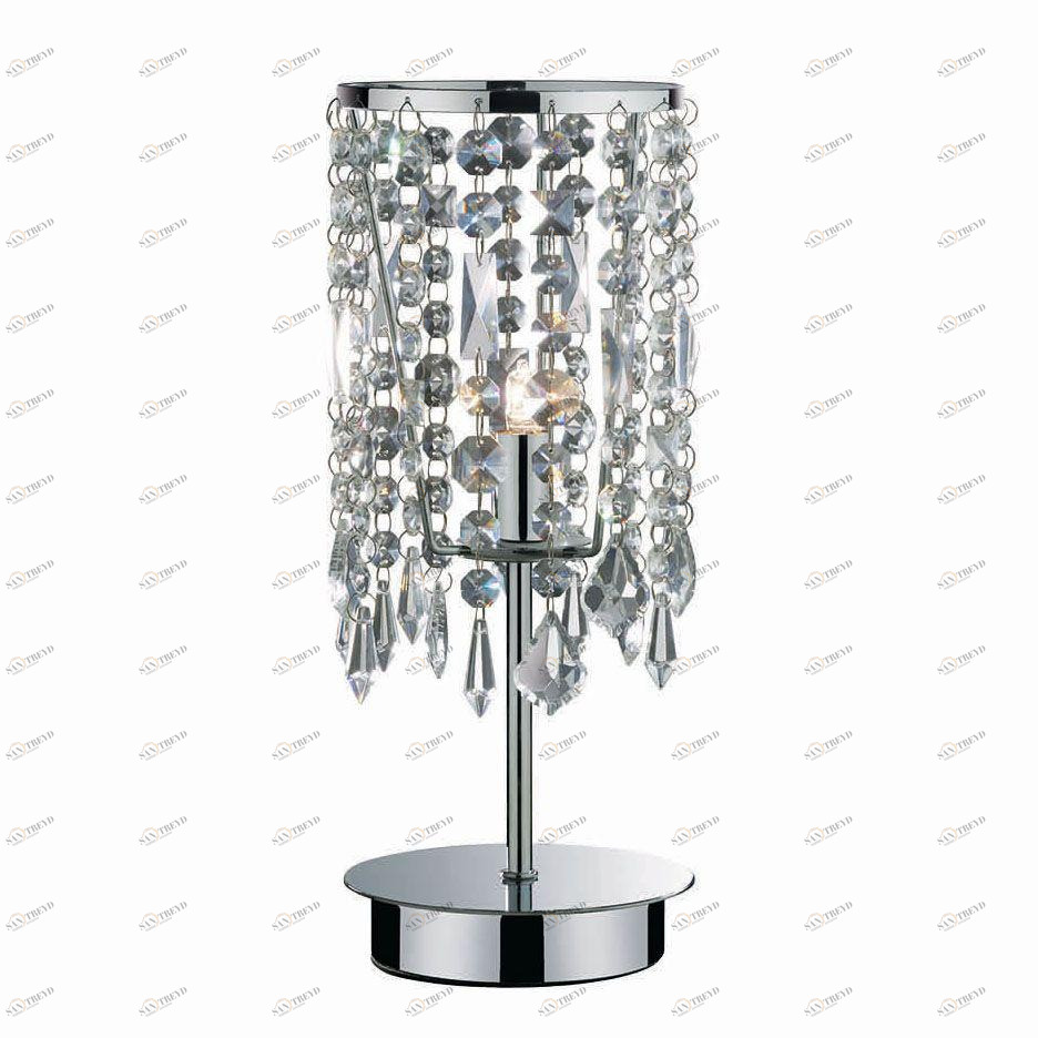 Настольная лампа Ideal Lux Royal TL1 IDEAL LUX ИНТЕРЬЕРНЫЕ 080796 Прозрачный;хром 