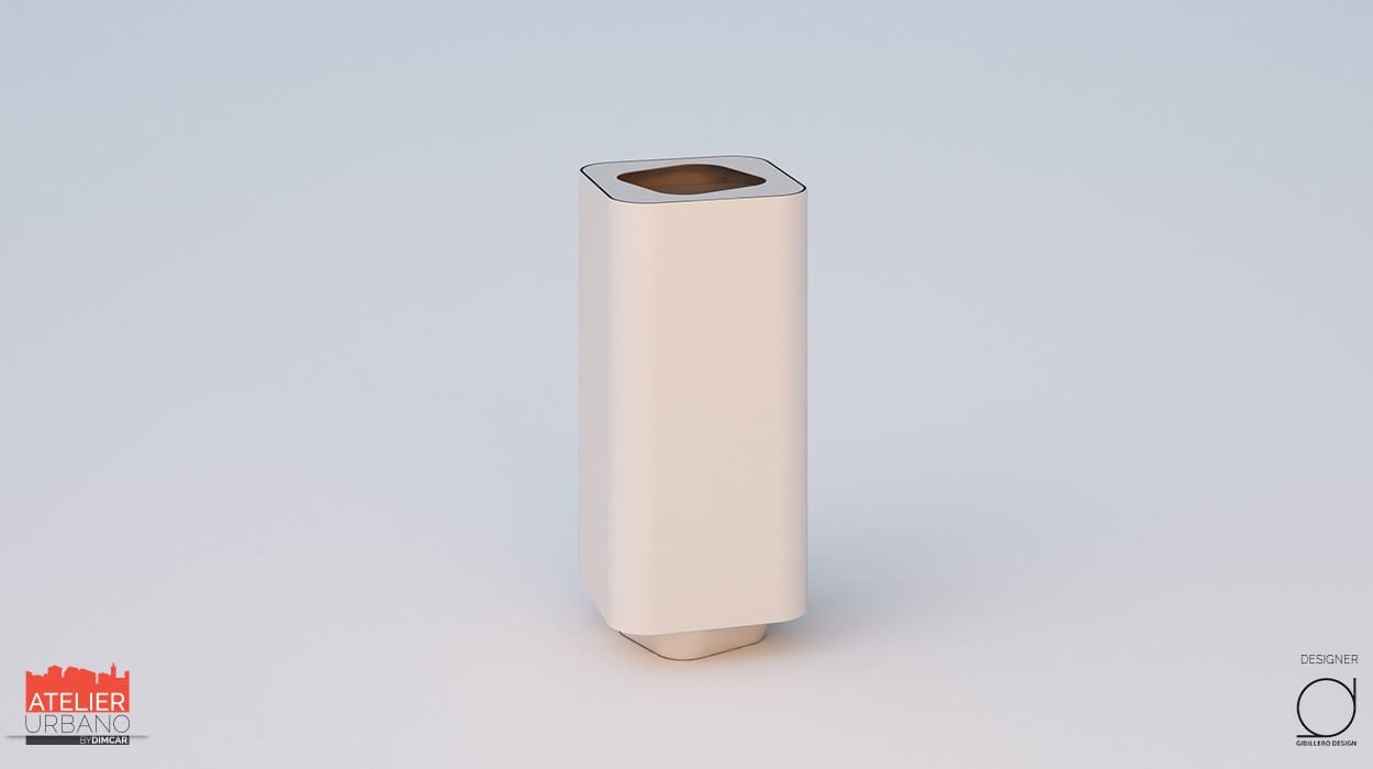 Корзина для мусора из оцинкованного листа DIMCAR Гарри ARCH-00089611 - Вид №1