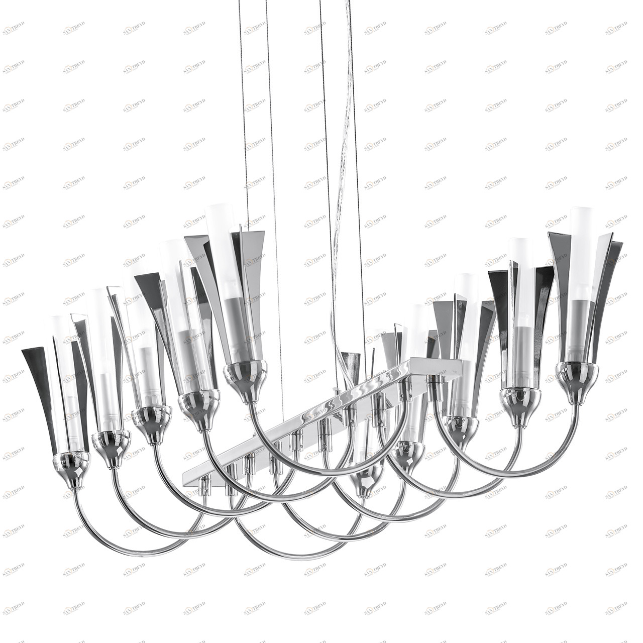 Подвесная люстра Lightstar Owio 757104 LIGHTSTAR ДИЗАЙНЕРСКИЕ, OWIO 058106 Хром 