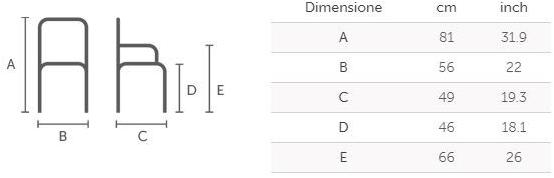 Midj Стул полипропиленовый Nené sun-id-1438702 - Вид №4