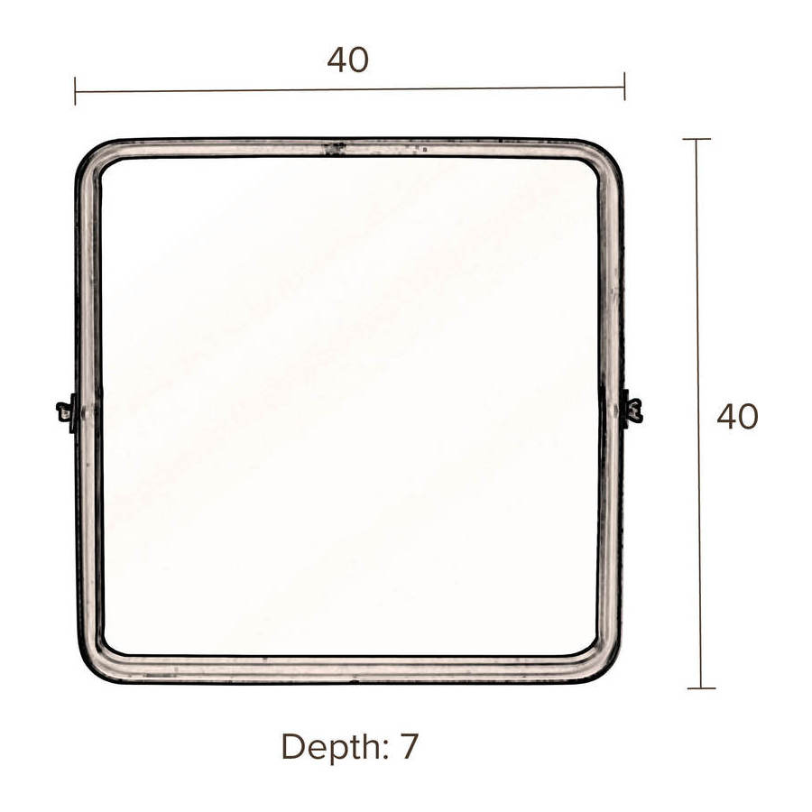 Зеркало Poke среднее Dutchbone 8100016 - Вид №5