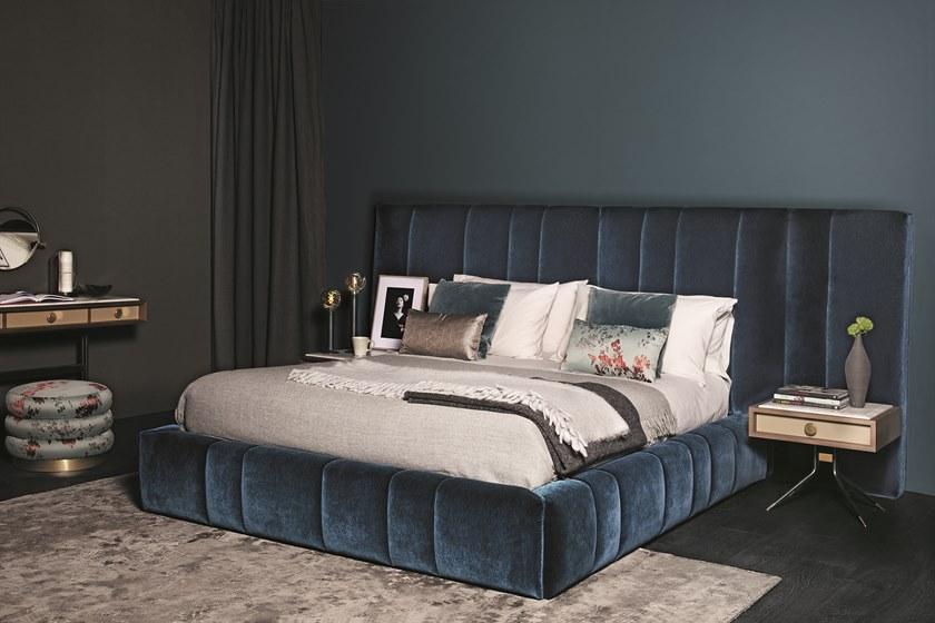 Vibieffe Кровать из ткани с мягким изголовьем 50 italo sun-id-1488722 - Вид №7