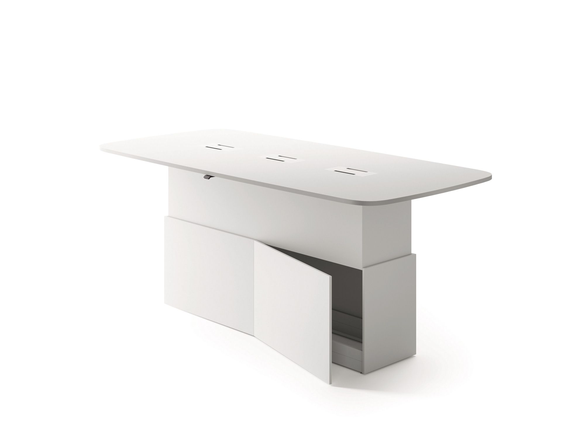 Стол для совещаний с мраморной столешницей Calacatta FANTONI MEET UP ARCH-00086810 - Вид №1