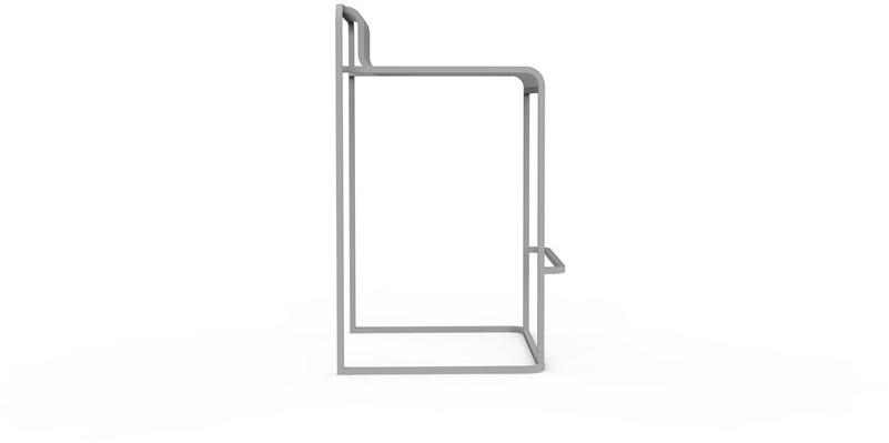 Diabla Высокий алюминиевый табурет с подставкой для ног Grill sun-id-1425958 - Вид №2