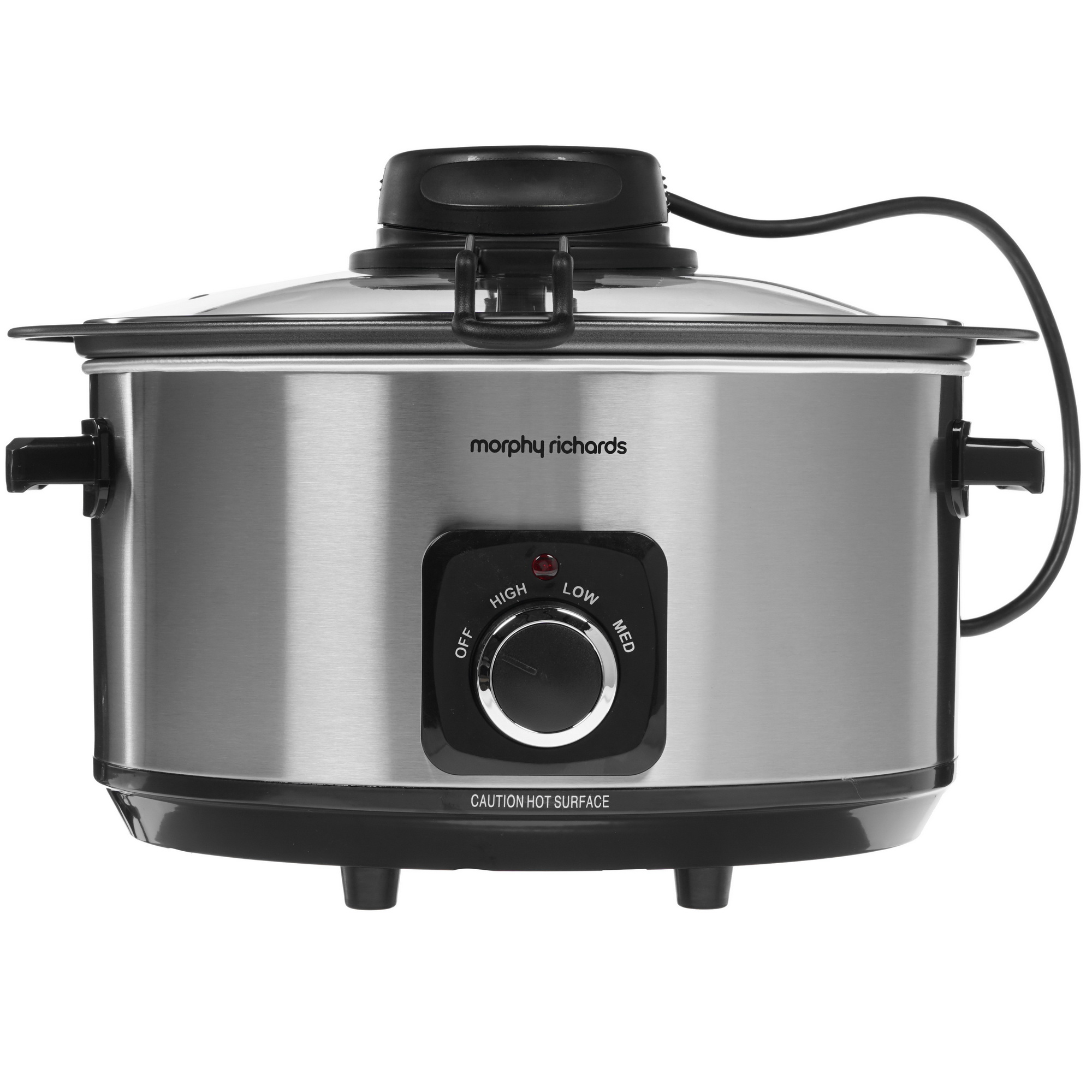 8167738 Медленноварка Morphy Richards 461010 серебристый STDN-0120600 - Вид №1