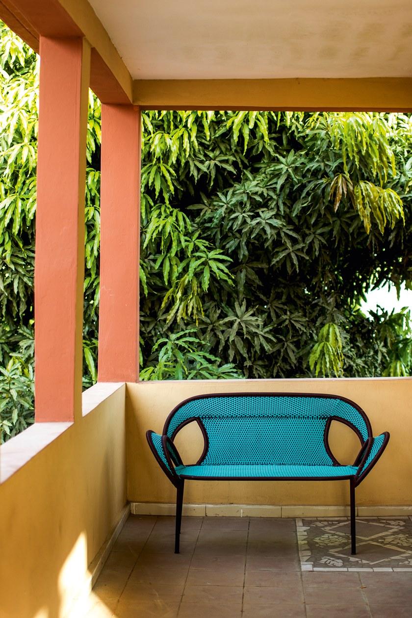 Moroso Маленький диванчик из полиэтиленовых нитей ручной работы M'afrique sun-id-1385954 - Вид №2