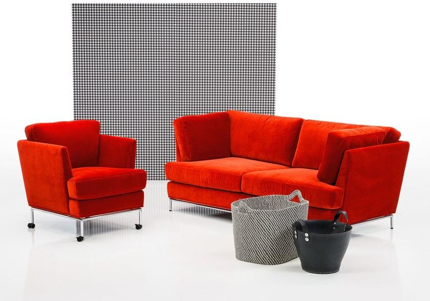 brühl Кресло из ткани с подлокотниками на колесиках Carousel sun-id-1465710 - Вид №1