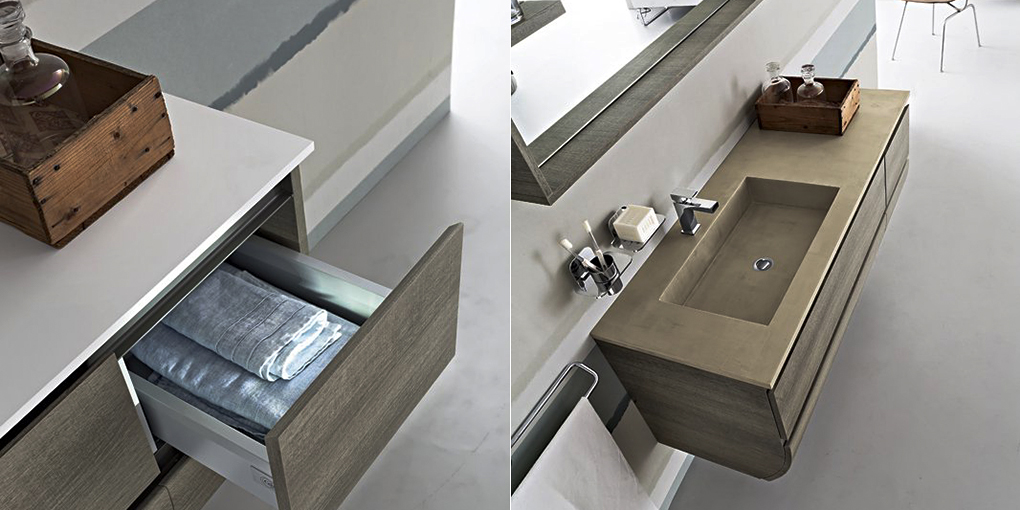 Комплект мебели для ванной комнаты Joy 34/35 Cerasa Joy JOY3435 - Вид №2