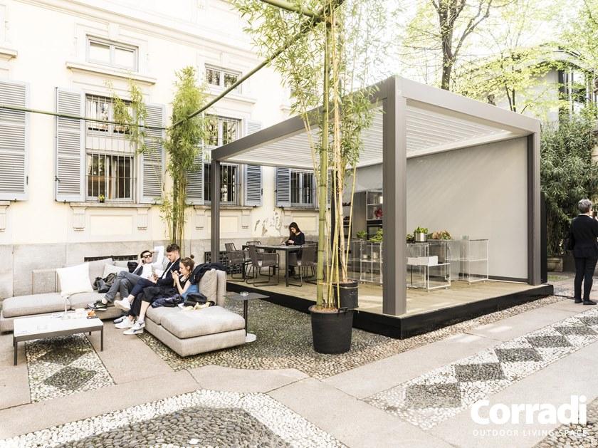 Corradi Алюминиевая пергола с регулируемыми жалюзи Bioclimatics sun-id-1405053 - Вид №8