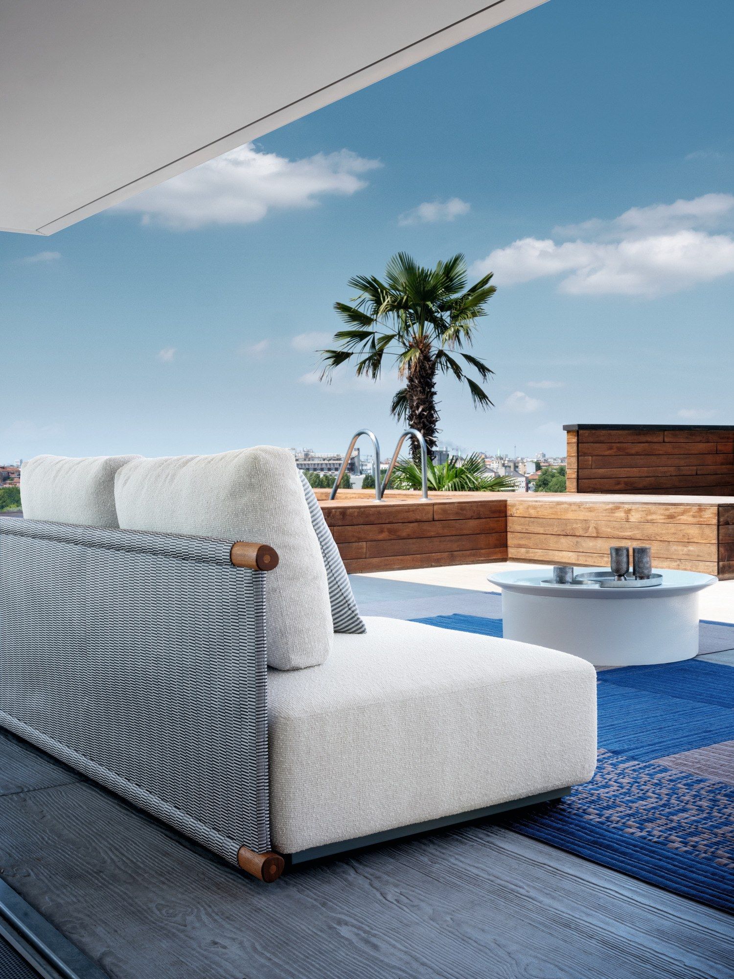 Тканевый модульный садовый диван Gervasoni Gervasoni Outdoor ARCH-00115583 - Вид №7