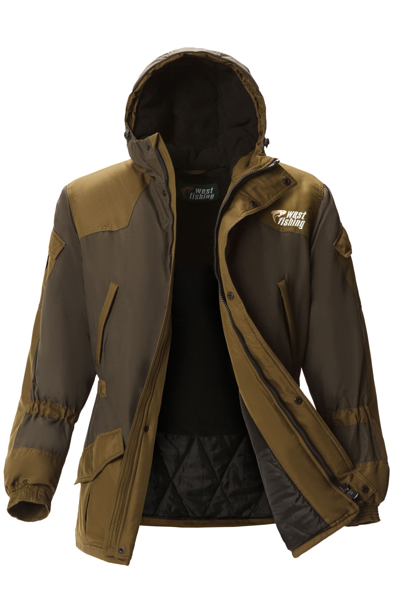 63936 Костюм  зимний хаки West Fishing  Зимняя спецодежда Santreyd  - Вид №4