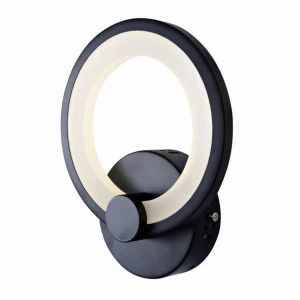 Бра светодиодное черное Ring A001/1 BK ILEDEX RING 00-3930848 Черный