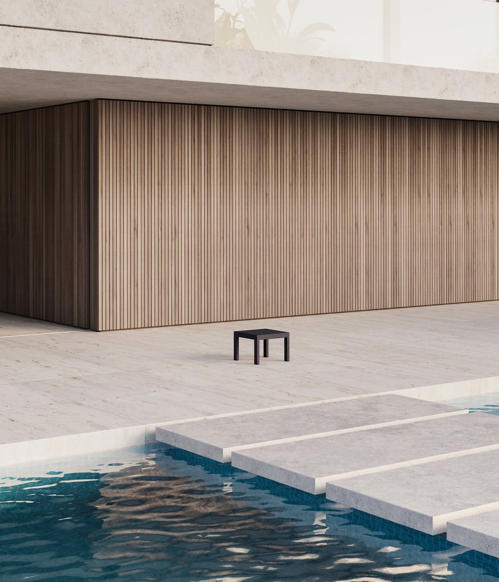 Квадратный алюминиевый журнальный столик с порошковым покрытием Case Eos ARCH-00115433 - Вид №7