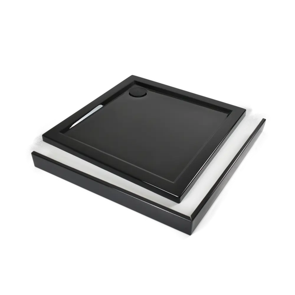 89359646 Экран для душевого поддона Metakam Apart Black квадратный 100x100 см STLM-1002239