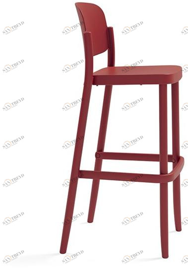 COLOS Высокий штабелируемый табурет из полипропилена Piazza sun-id-1433785