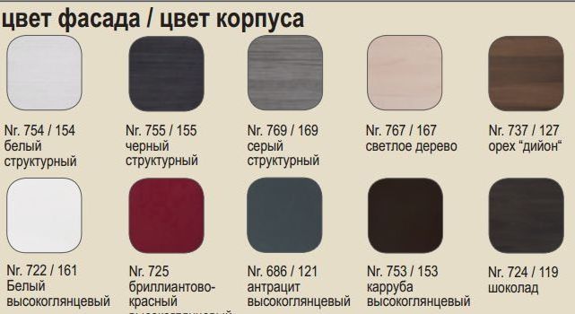 Giro Сollection комплект мебели для ванной  Puris 45634 - Вид №1