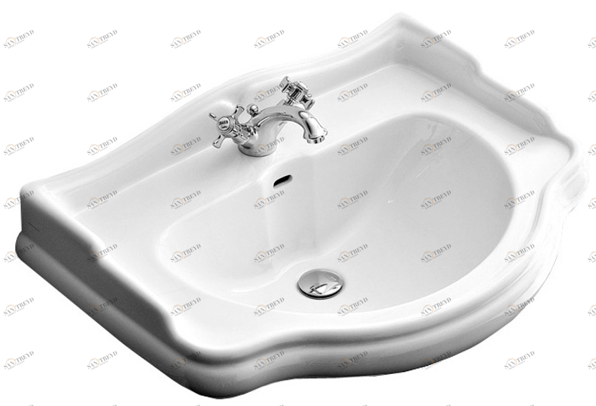 ML.BLL-25.062.Bi Накладная раковина на столешницу  круглая Migliore 