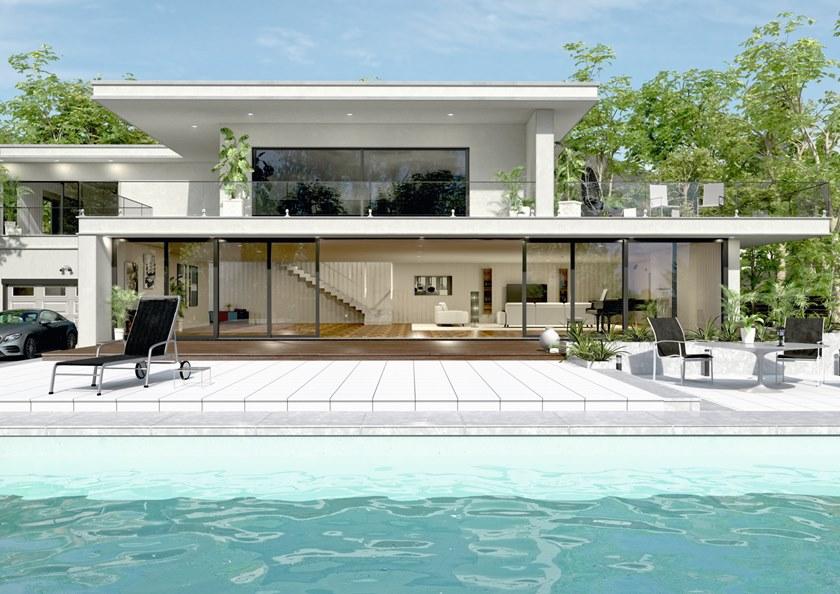 Schüco Раздвижная и раздвижная подъемная система sun-id-1403284 - Вид №9