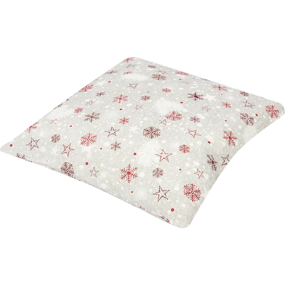 Подушка "Снежинки" 40x40 см цвет серый Altali STLM-2201566 - Вид №1