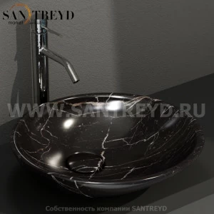 LAT50PN Накладная раковина на столешницу  круглая Ceramica Globo