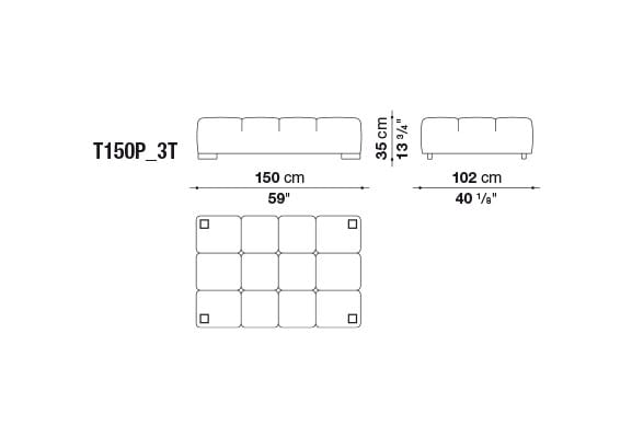 Модульный диван B&B Italia Tufty Time ARCH-00144354 - Вид №30