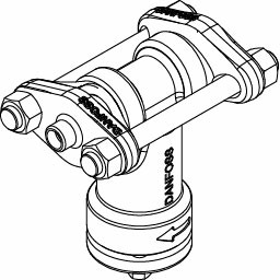 Danfoss FA — сетчатый фильтр с фланцевым присоединением FA 15 Фильтр 006-0051  - Вид №7