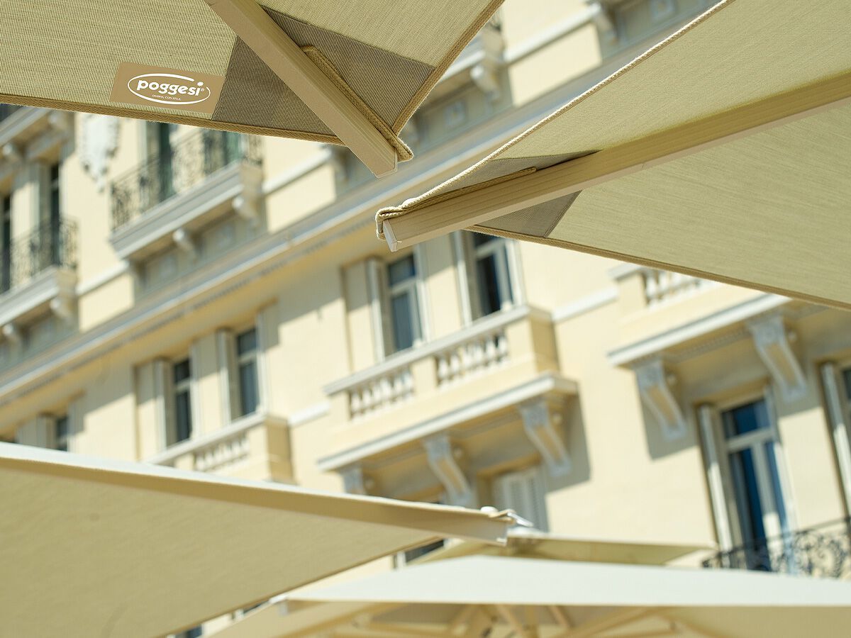 Зонтик с боковым полюсом Ombrellificio Poggesi KING ARCH-00017835 - Вид №2