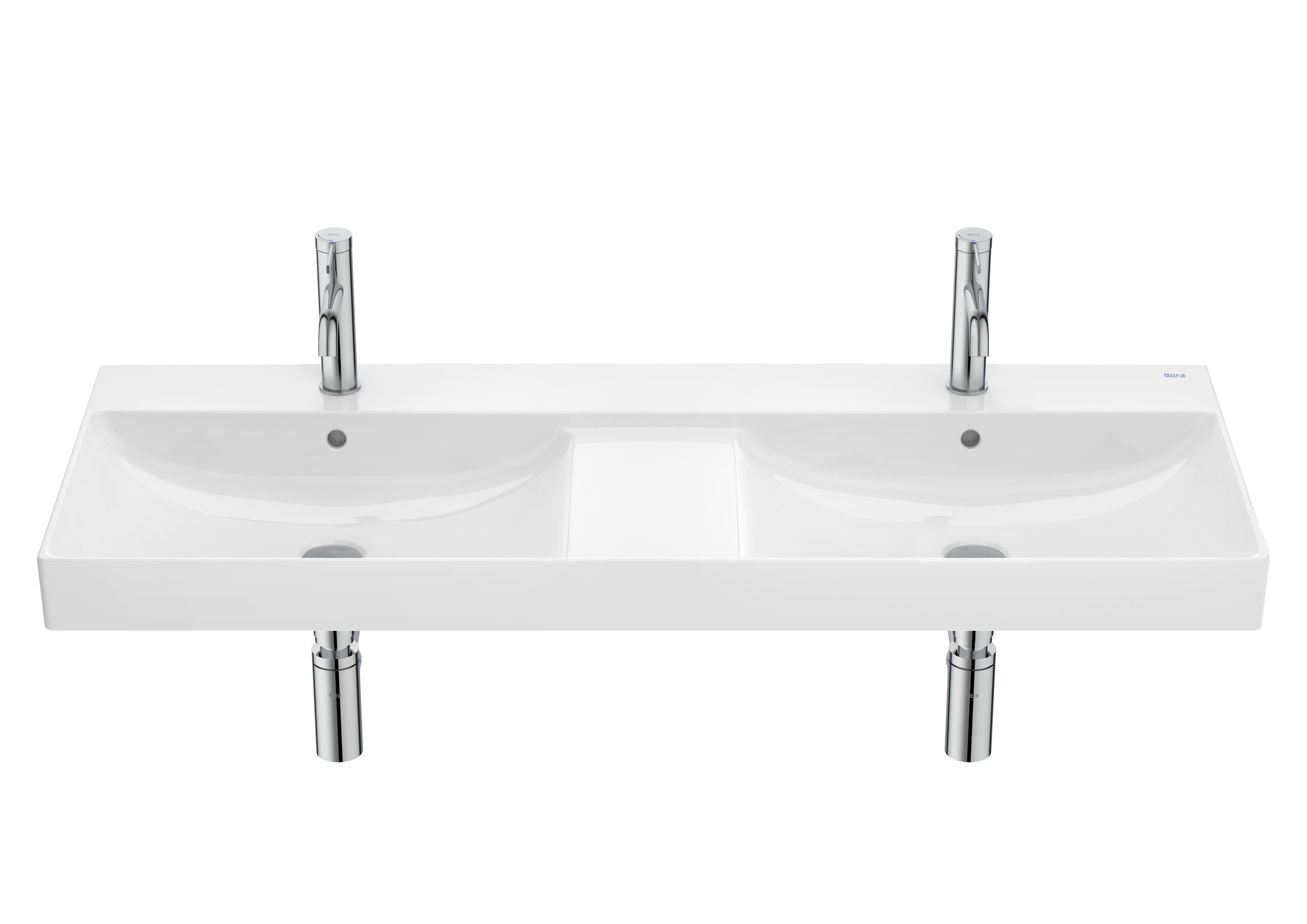 Керамическая двойная раковина с столешницей Roca Ona ARCH-00024508