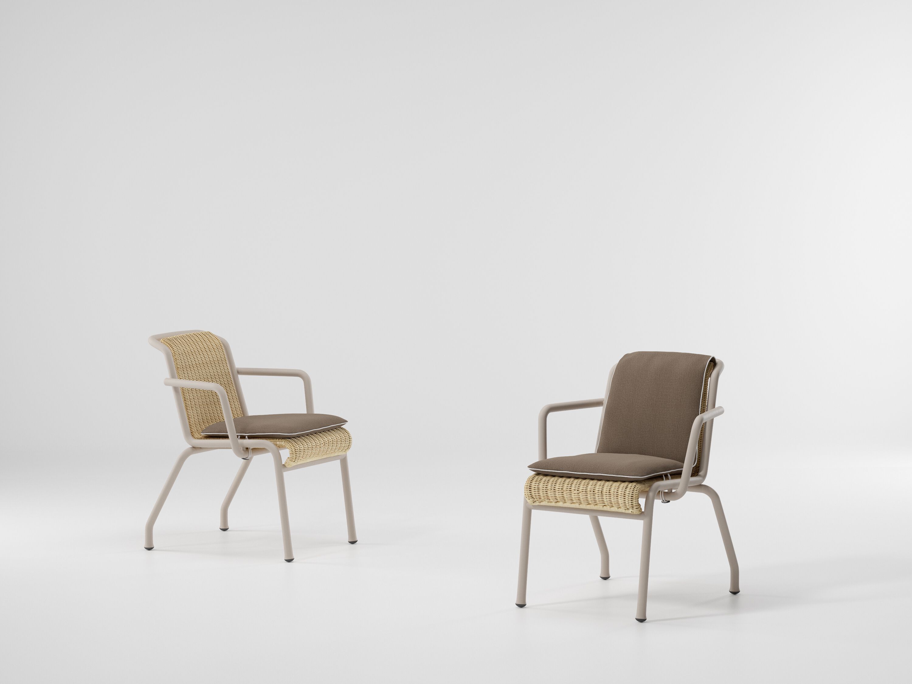 Садовый стул из ротанга и алюминия Kettal Eolias ARCH-00038245 - Вид №1