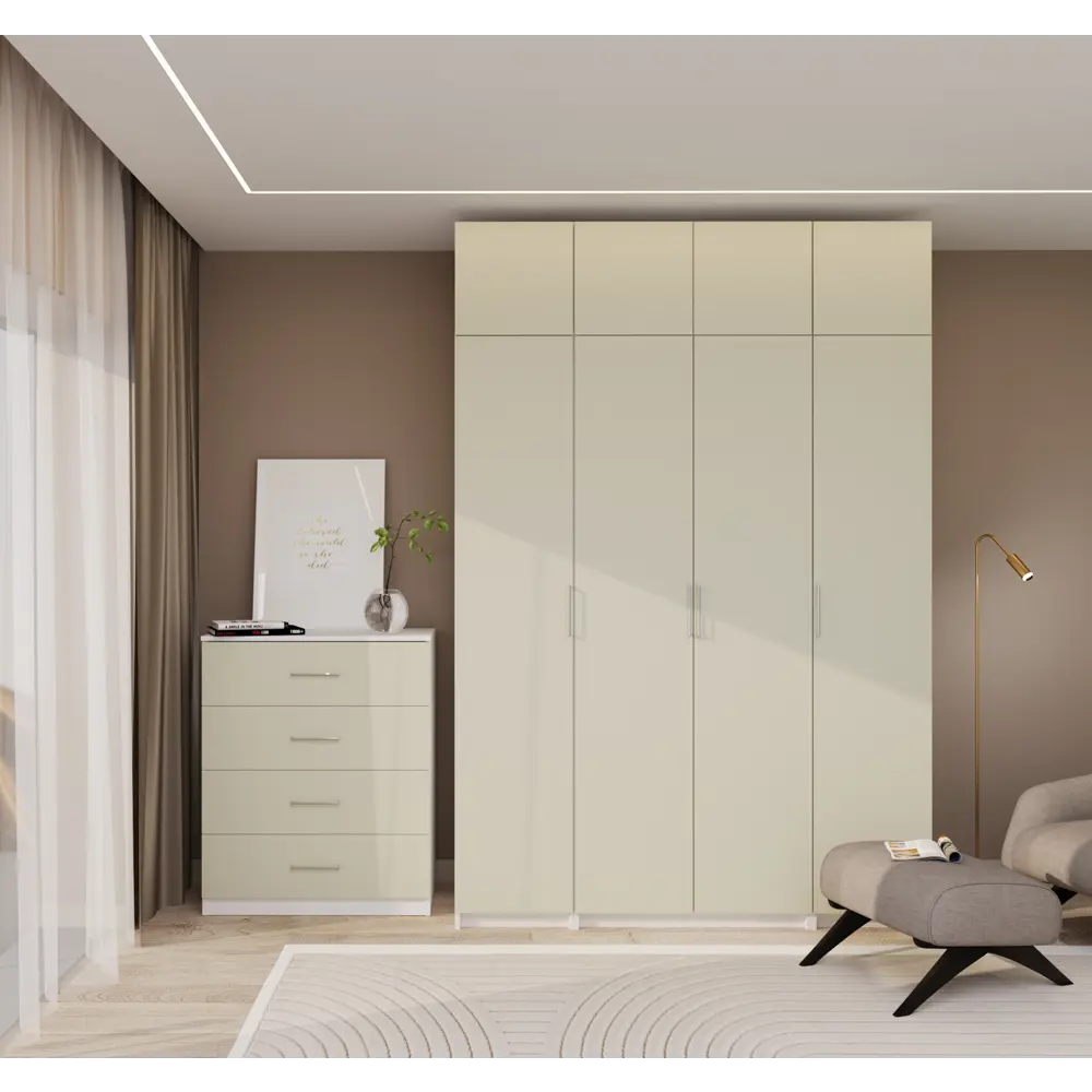 Дверь Лион Дигора 38x59.6x1.6 см ЛДСП цвет зеленый 89459254 STLM-2207673 Santreyd - Вид №6