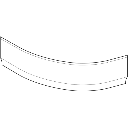 554.822.01.1 Передняя обшивка Geberit Renova для асимметричной ванны, правая Geberit  - Вид №7