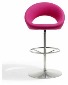 Artifort Высокий барный стул с обивкой из стали Nina