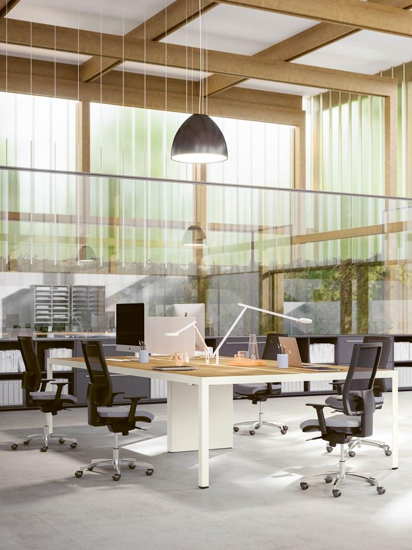 Sinetica Модульный прямоугольный рабочий стол Frame + sun-id-1410539 - Вид №4