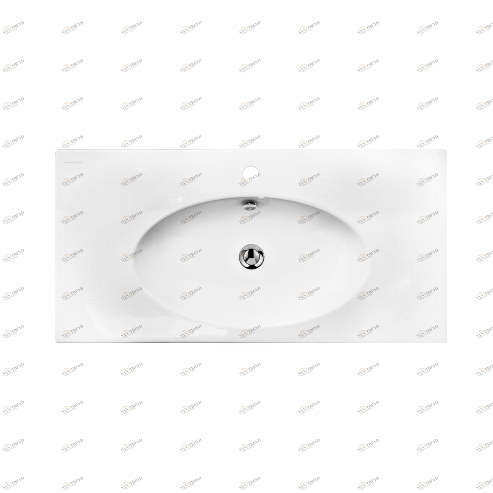 NXT90SLWB01 Подвесная раковина настенная овальная BATi BALi  белая 