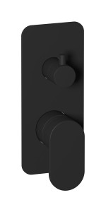 Встроенный смеситель для душа с двухходовым дивертером WE ARE IB k2310np Matt Black K2