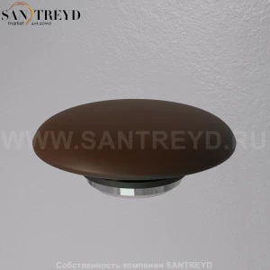 A038VX.107 Донный клапан с керамической накладкой с функцией Click-clack A. e. T. Italia RICAMBI Коричневый матовый