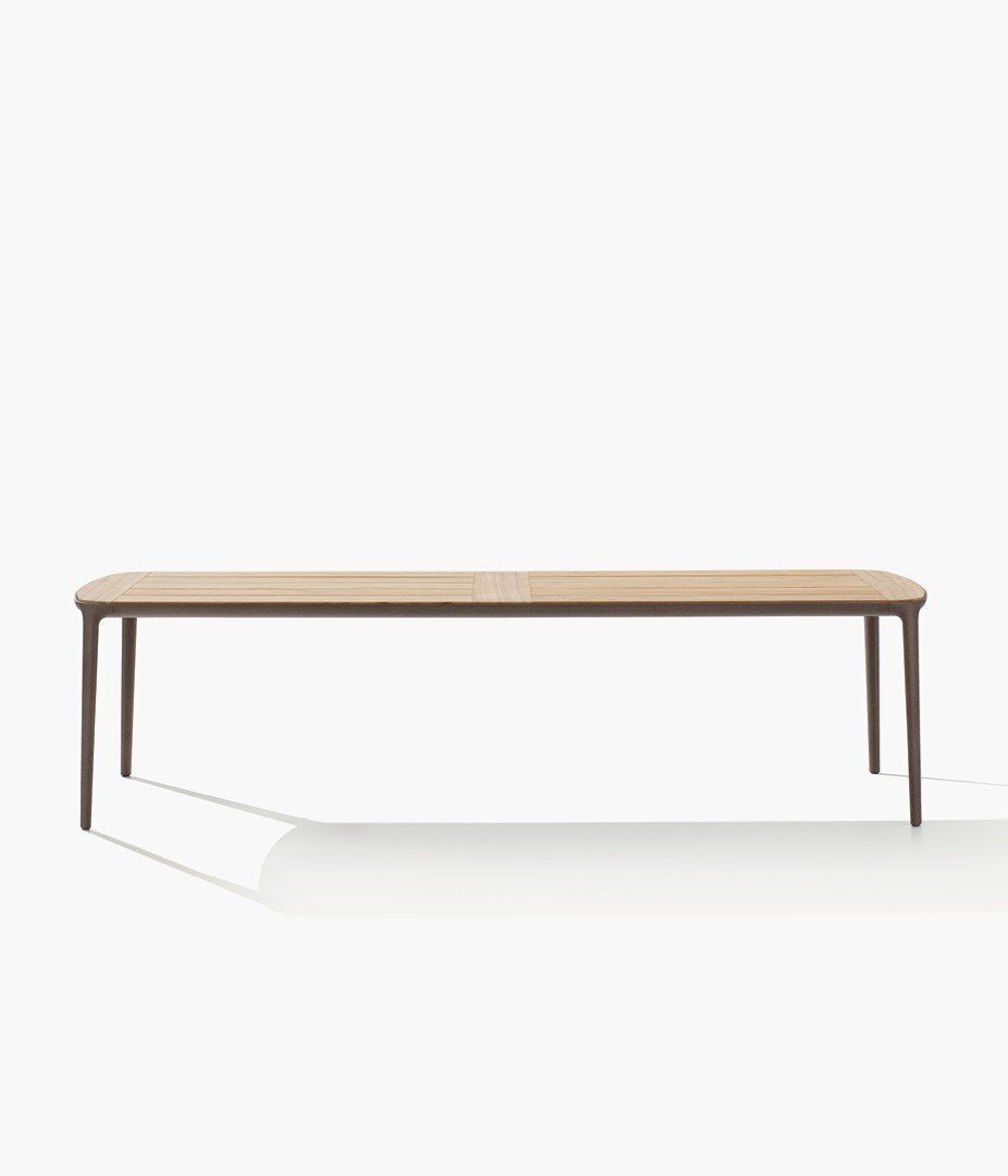 Садовый стол с тиковым или керамогранитным верхом с литым стеклом Poliform Генри ARCH-00035869 - Вид №5